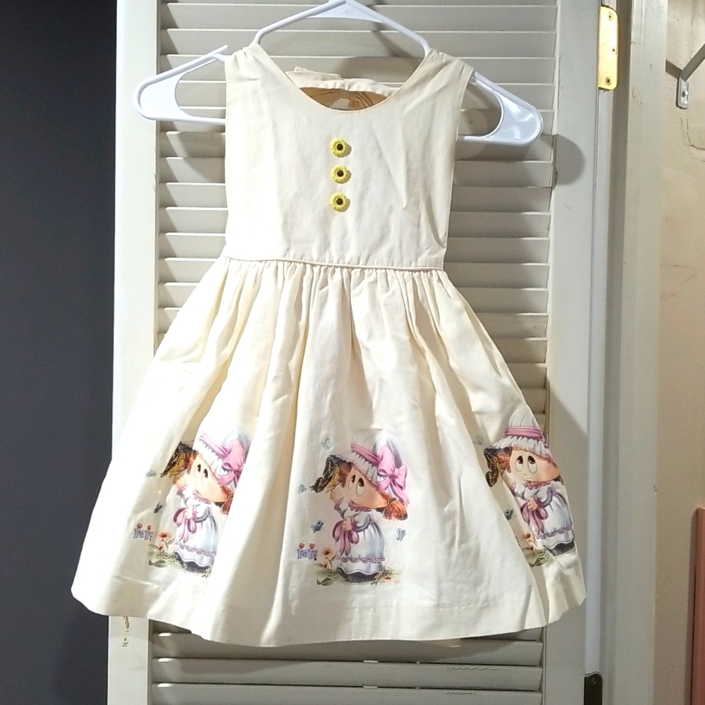 Kerena ivory dress for girls size 4T